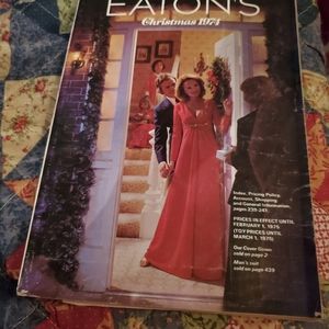Collectible Eaton's 1974 Christmas Catalogue Catalog Illustrated